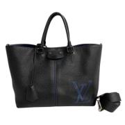 Louis Vuitton Vintage Pre-owned Tyg louis-vuitton-vskor Black, Dam