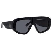 The Attico Stiliga solglasögon Attico57 C1 Black, Unisex