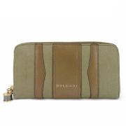 Bvlgari Vintage Pre-owned Canvas plnbcker Green, Dam