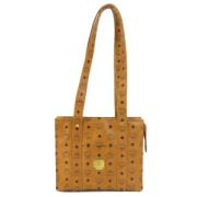 MCM Pre-owned Pre-owned Tyg axelremsvskor Brown, Dam