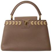 Louis Vuitton Vintage Pre-owned Tyg louis-vuitton-vskor Brown, Dam