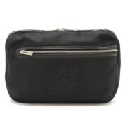 Louis Vuitton Vintage Pre-owned Canvas axelremsvskor Black, Dam