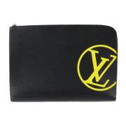 Louis Vuitton Vintage Pre-owned Tyg louis-vuitton-vskor Black, Dam