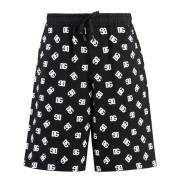 Dolce & Gabbana Bomull Bermuda Shorts Black, Herr