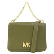 Michael Kors Pre-owned Pre-owned Laeder handvskor Green, Dam