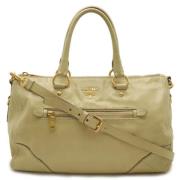 Prada Vintage Pre-owned Laeder prada-vskor Beige, Dam