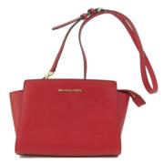 Michael Kors Pre-owned Pre-owned Laeder axelremsvskor Red, Dam