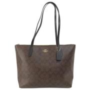 Coach Pre-owned Pre-owned Plast totevskor Brown, Dam