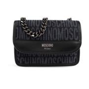 Moschino Axelväska med logotyp Blue, Dam