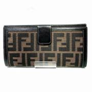 Fendi Vintage Pre-owned Laeder plnbcker Black, Dam