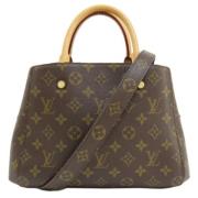 Louis Vuitton Vintage Pre-owned Canvas louis-vuitton-vskor Brown, Dam