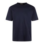 Herno Bomull Resort T-shirt Blue, Herr