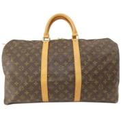 Louis Vuitton Vintage Pre-owned Canvas louis-vuitton-vskor Brown, Dam