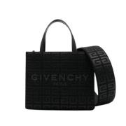 Givenchy Svart Broderad Signature 4G Toteväska Black, Dam