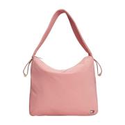 Tommy Jeans Rosa Nylon Toteväska Pink, Dam