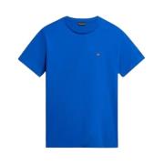 Napapijri Herr Salis Kortärmad T-shirt Blue, Herr