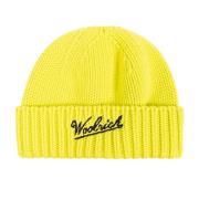 Woolrich Ullmössa med logotyp Yellow, Herr