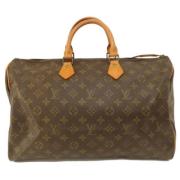 Louis Vuitton Vintage Pre-owned Tyg louis-vuitton-vskor Brown, Dam