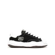 Maison Margiela Svarta Canvas Blakey Sneakers Black, Herr