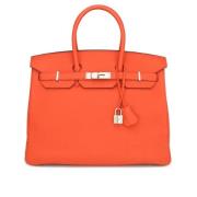 Hermès Vintage Pre-owned Laeder handvskor Orange, Dam