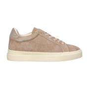 Alma EN Pena Dekorerad Lädersneaker Beige, Dam