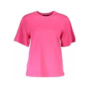 Cavalli Class Stiligt Rosa Logo Tee Pink, Dam