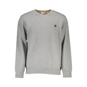 Timberland Logo Sweatshirt Casual Style Gray Gray, Herr