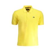 La Martina Gul Bomull Polo Shirt med Korta ärmar Yellow, Herr