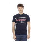 Baldinini Trendig Herr Logo T-shirt Blue, Herr