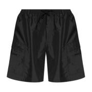 Balenciaga Shorts med logotyp Black, Herr