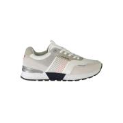 Carrera Vit Polyester Sneaker med Kontrastdetaljer Multicolor, Herr