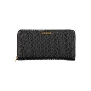 Guess Elegant Svart Plånbok med Dragkedja Black, Dam