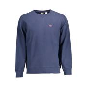 Levi's Stiligt blått bomulls sweatshirt Blue, Herr