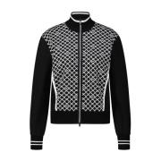 Marc Cain Mönstrad Blouson Jacka Black, Dam