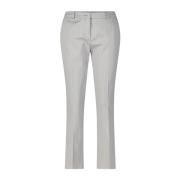 Raffaello Rossi Slim Fit Cropped Trousers Gray, Dam