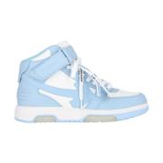 Off White Blå High-Top Sneakers Blue, Herr