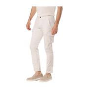 Mason's Extra Slim Cargo Byxor i Twill Beige, Herr