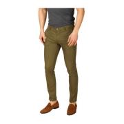 Mason's Extra Slim Grön Chino Byxor Green, Herr