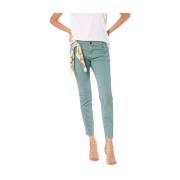 Mason's Curvy Fit Chino Byxor Mintgrön Green, Dam