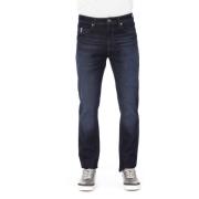 Baldinini Trendy Regular Fit Logo Jeans Blue, Herr