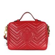 Gucci Vintage Pre-owned Laeder totevskor Red, Dam