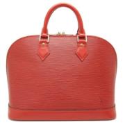 Louis Vuitton Vintage Pre-owned Laeder handvskor Red, Dam