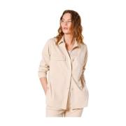 Mason's Beige Jersey Field Jacket Beige, Dam