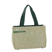 Prada Vintage Pre-owned Canvas prada-vskor Green, Dam