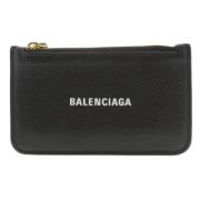 Balenciaga Vintage Pre-owned Laeder plnbcker Black, Dam