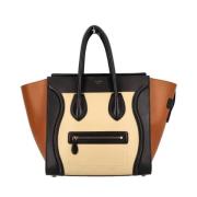 Celine Vintage Pre-owned Laeder totevskor Brown, Dam