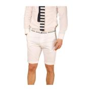 Mason's London Summer Herr Chino Bermuda Shorts White, Herr