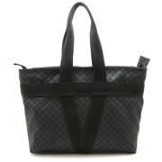 Bottega Veneta Vintage Pre-owned Gummi totevskor Black, Dam