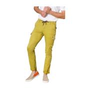 Mason's Slim Fit Cargo Byxor Lime Grön Green, Herr