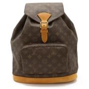 Louis Vuitton Vintage Pre-owned Canvas louis-vuitton-vskor Brown, Dam